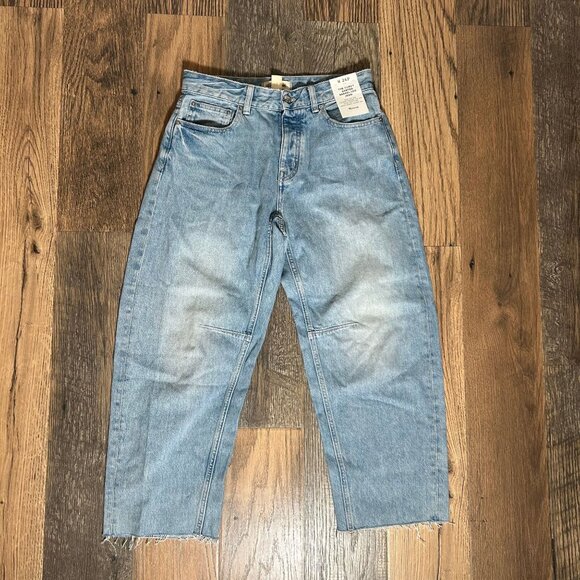 Madewell The Petite Curvy Darted Barrel-Leg Jean Edmonson Size 26P NWT NU759 - Picture 2 of 5